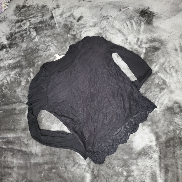Forever 21 Black Lace Shirt - Picture 1 of 5